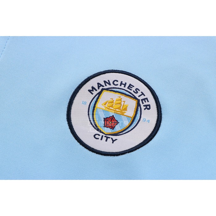 Camiseta Polo del Manchester City 22-23 Azul - Haga un click en la imagen para cerrar
